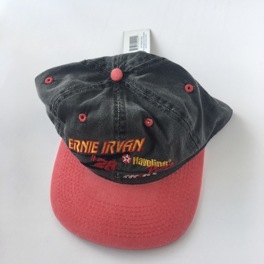 VINTAGE ERNIE IRVAN 28 NASCAR TEXACO Mint SNAPBACK